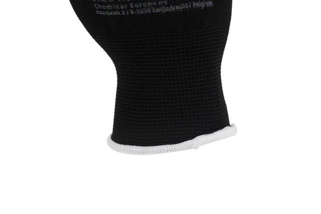 GLL 08B - PU coated handschoenen zwart M - 12 paar