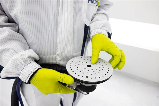 Sistema abrasivo de preparación de pintura