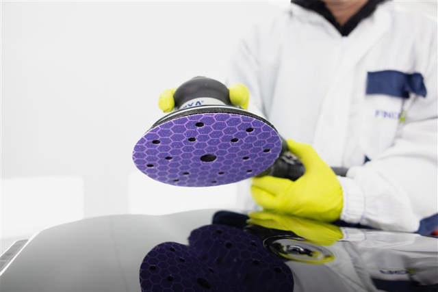 Disques abrasifs Purple - Céramique  - Ø 150 mm - 15 trous