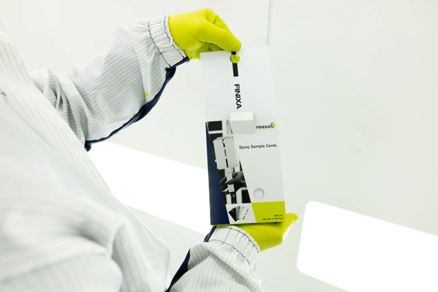 SSC 05 - Placas muestras de pintura - negro - 250un.