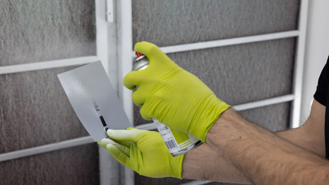 SSC 05 - Placas muestras de pintura - negro - 250un.