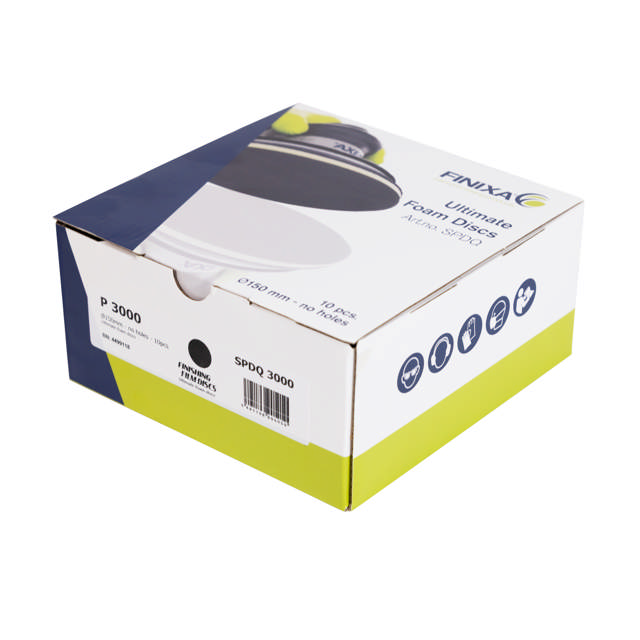 SPDQ - Ultimate Schaumscheiben klett Ø150mm ohne Löcher - 10st.