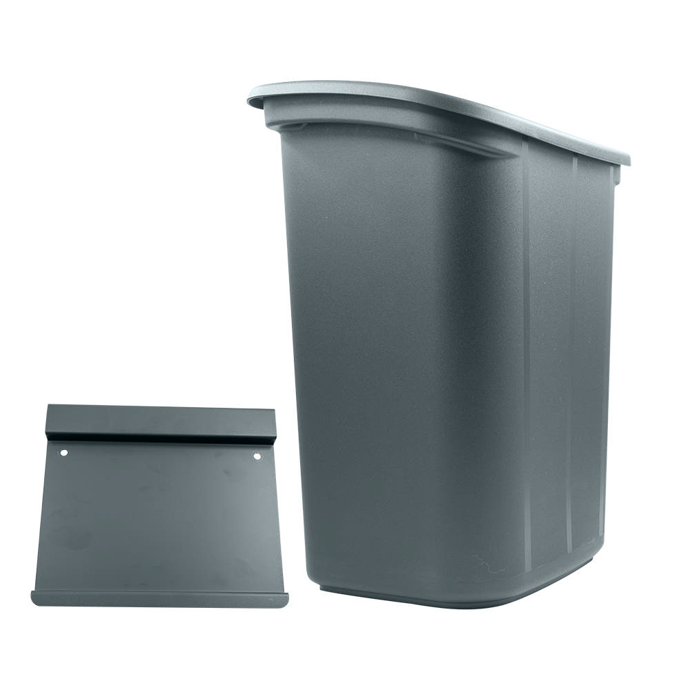 Contenitore rifiuti e supporto